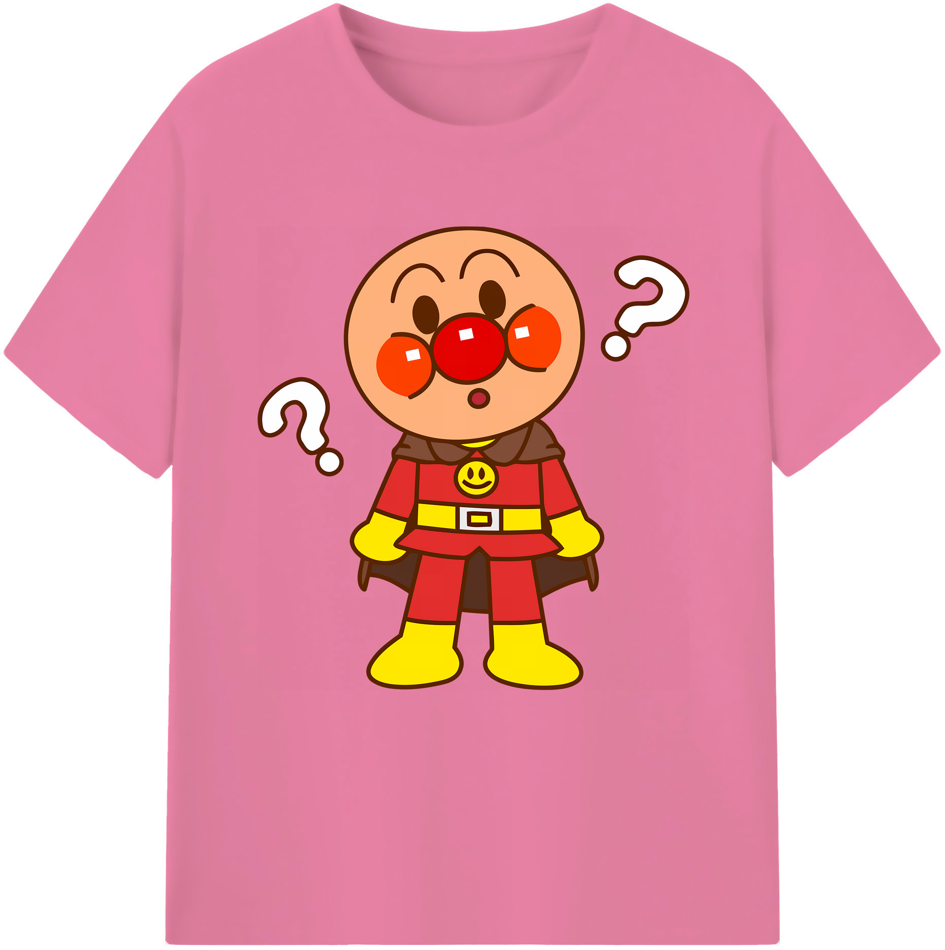 （画像用） アンパンマン Anpanman 綿100％半袖Tシャツ（フロントプリント）